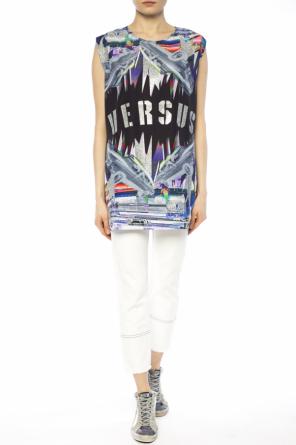 Sleeveless top with logo, zdjęcie 2 Sleeveless top with logo od Versace Versus